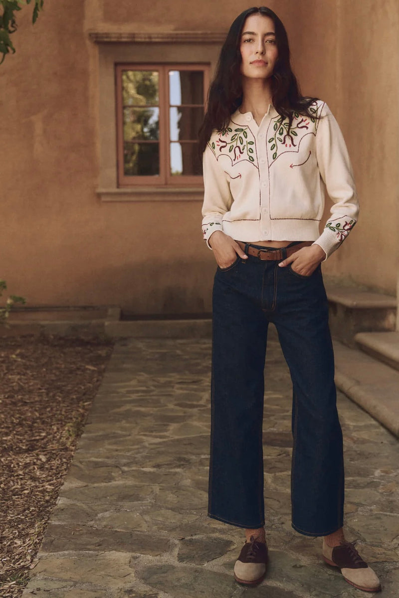 THE WESTERN BEADED CARDIGAN