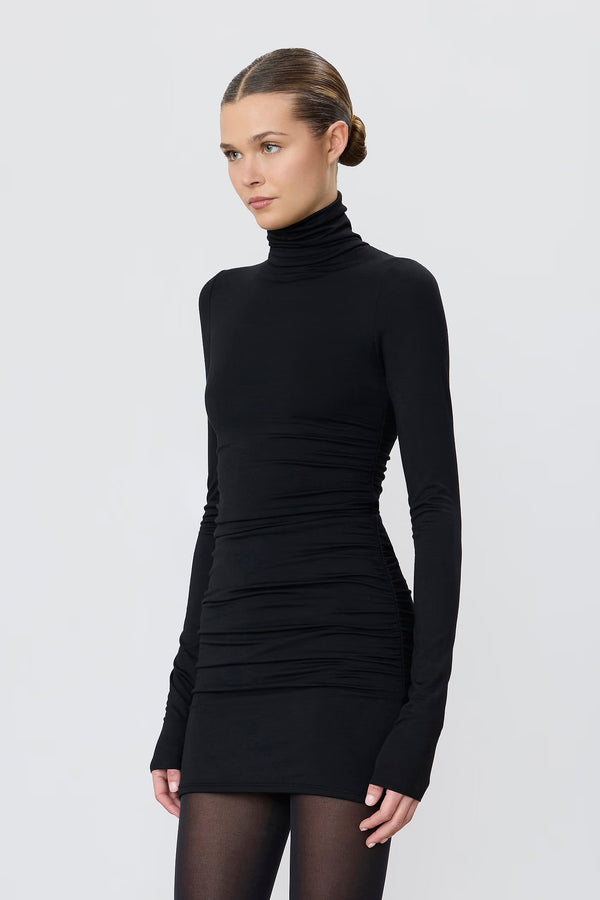 TURTLENECK MINI DRESS