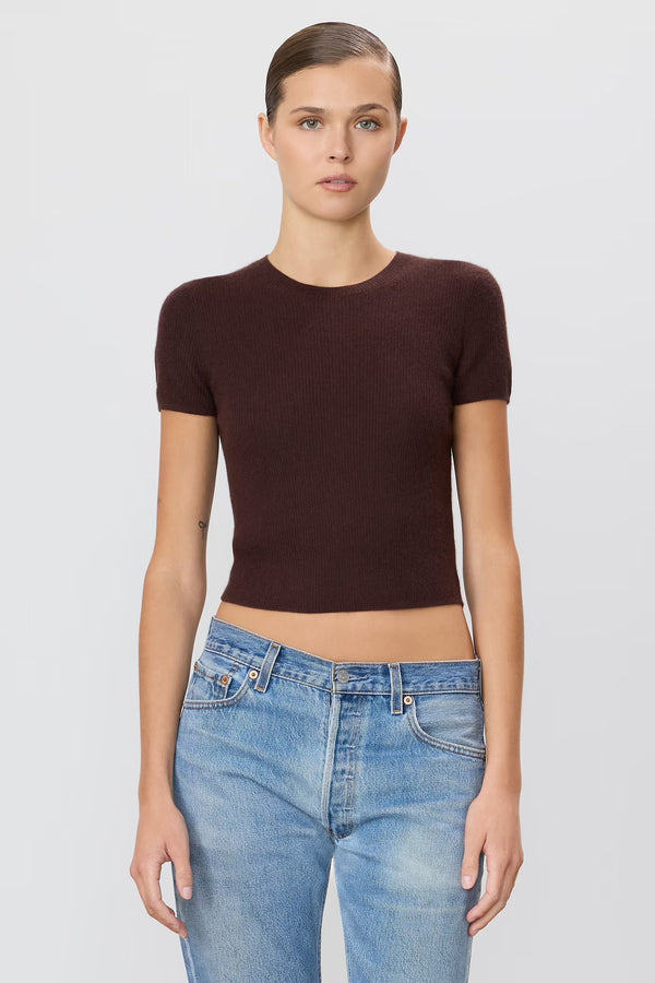 RIB STITCH BABY TEE