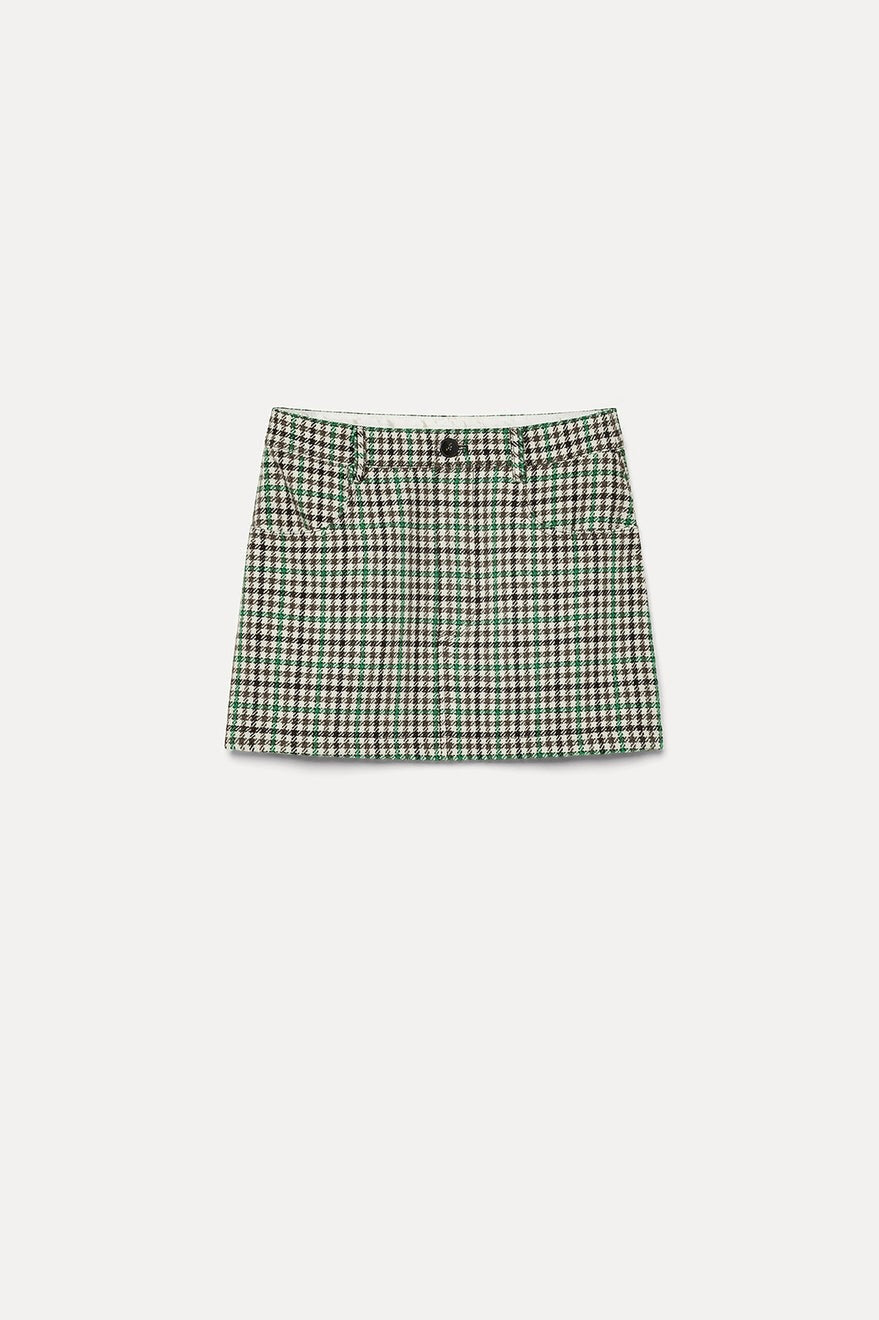 BRITISH CHECK MINI SKIRT