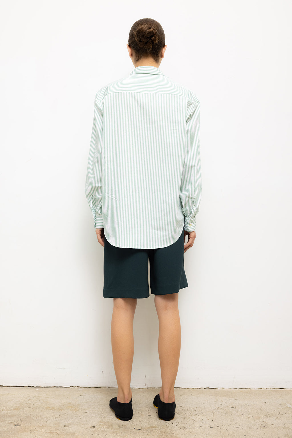 YOSHI STRIPE CLASSIC OVERSIZED BUTTON DOWN