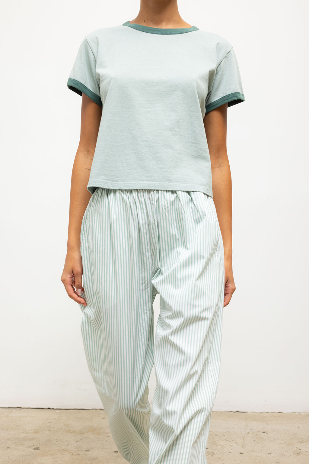 PANTALON LARGE RAYÉ YOSHI