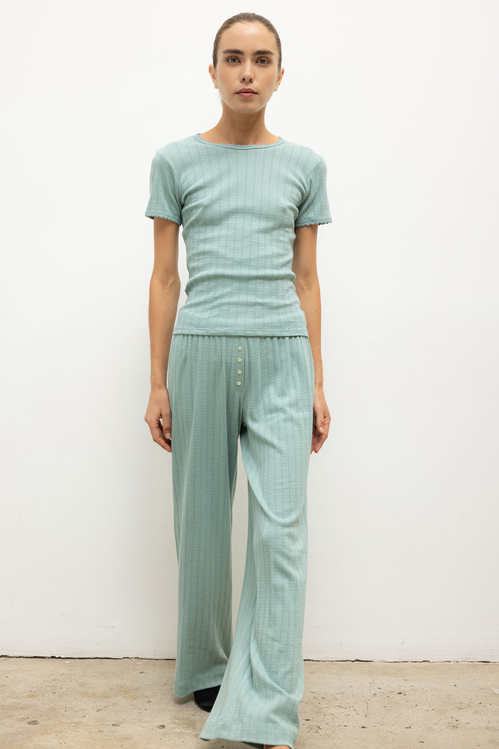 POINTELLE BOXER PANT