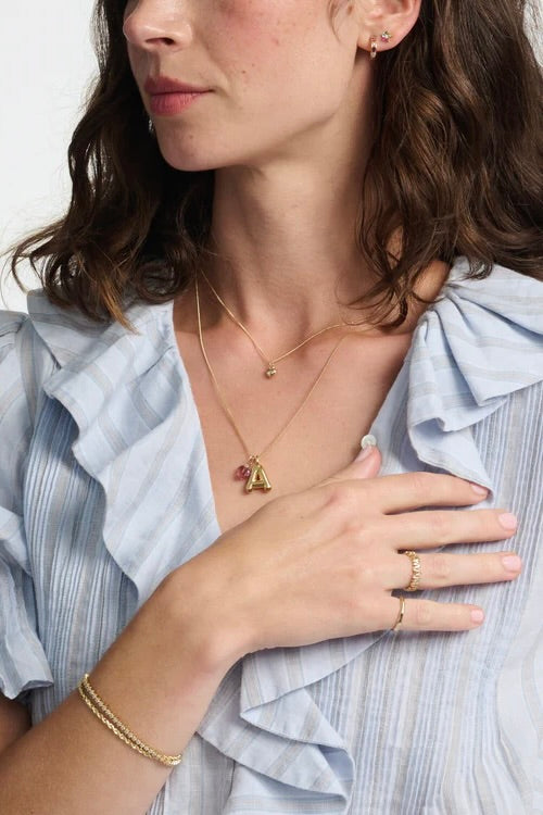 CARVED TOURMALINE SWEETHEART CHARM