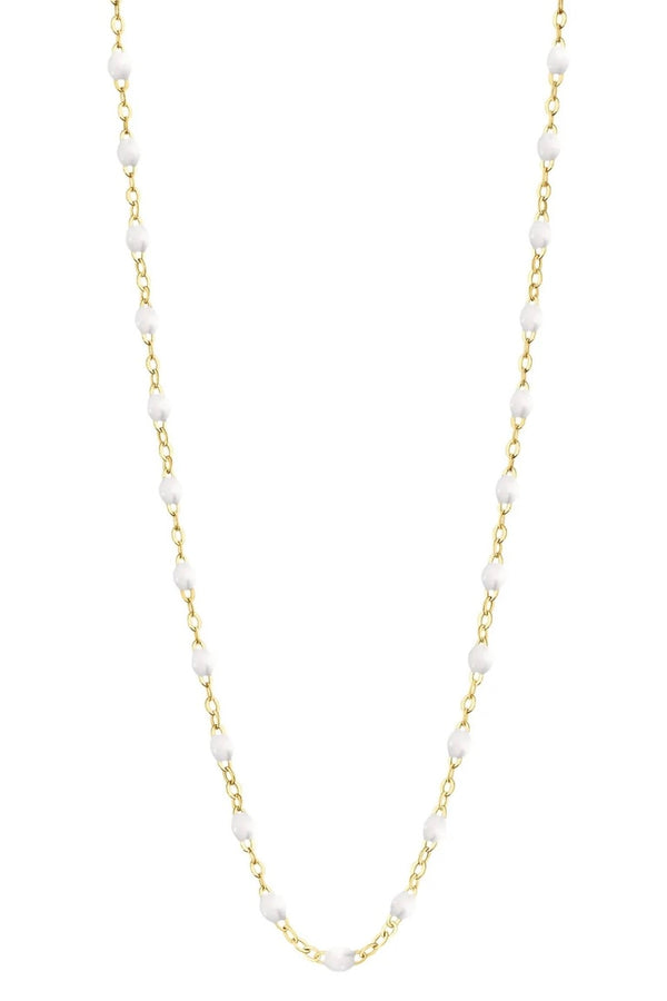 CLASSIC 16" GIGI NECKLACE IN WHITE