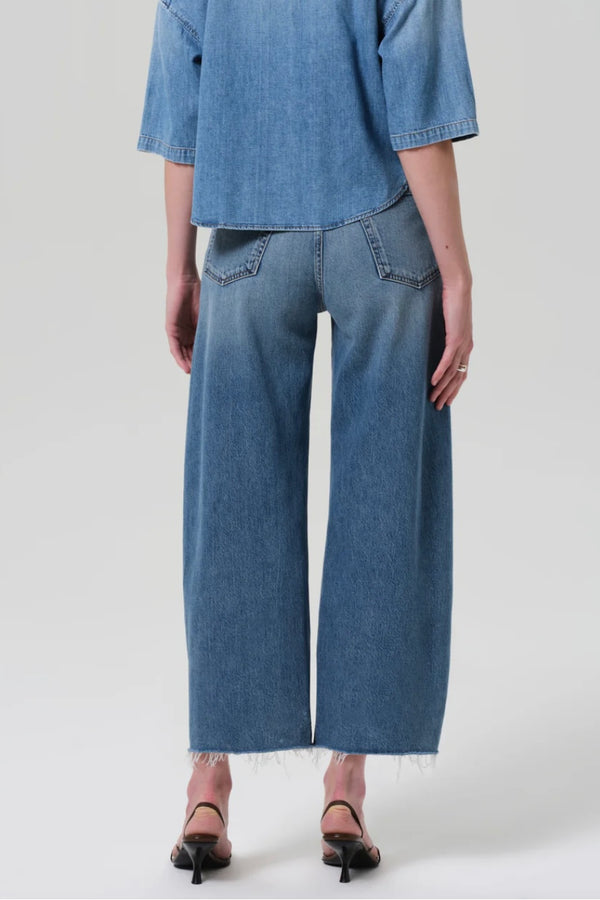 AYLA RAW HEM CROP IN TELEGRAPH