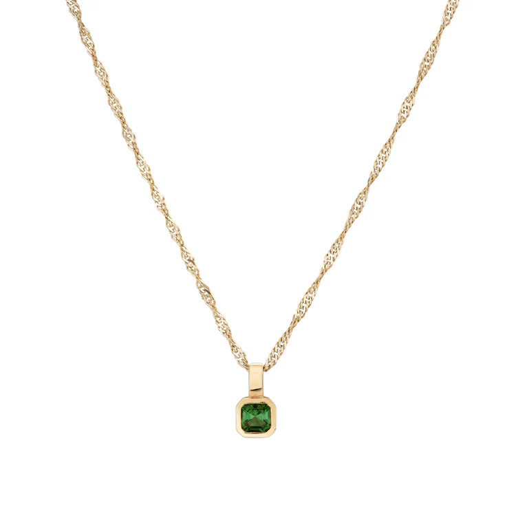 PETITE FERN ASSCHER CHARM