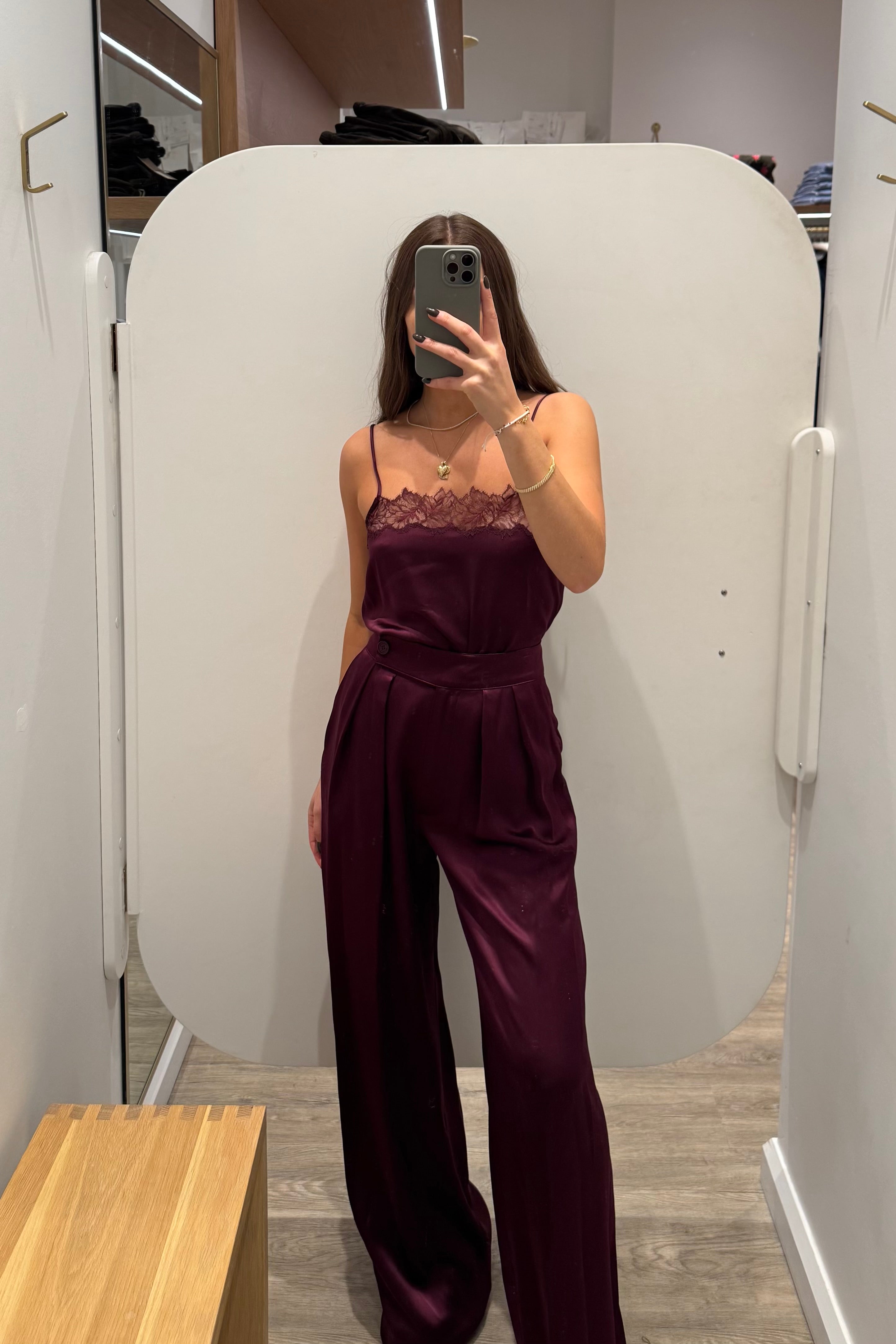 HAYA LACE SILK CAMISOLE