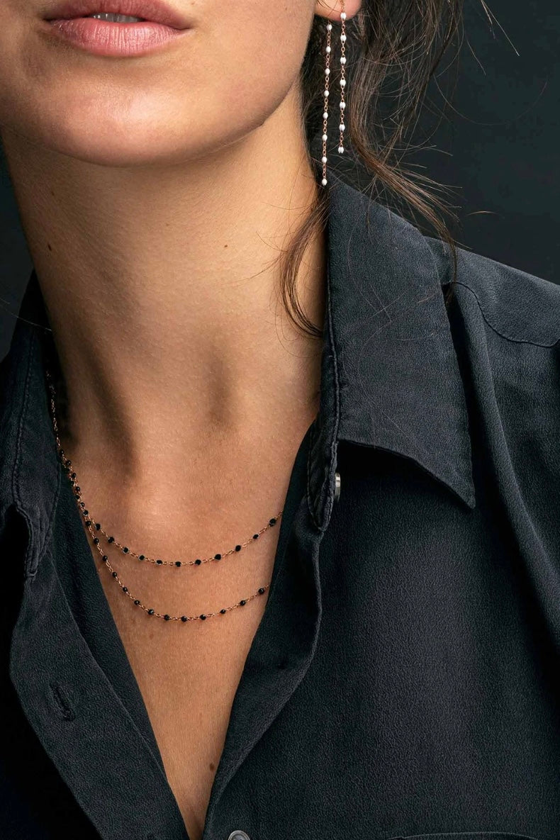 CLASSIC 16" GIGI NECKLACE IN BLACK