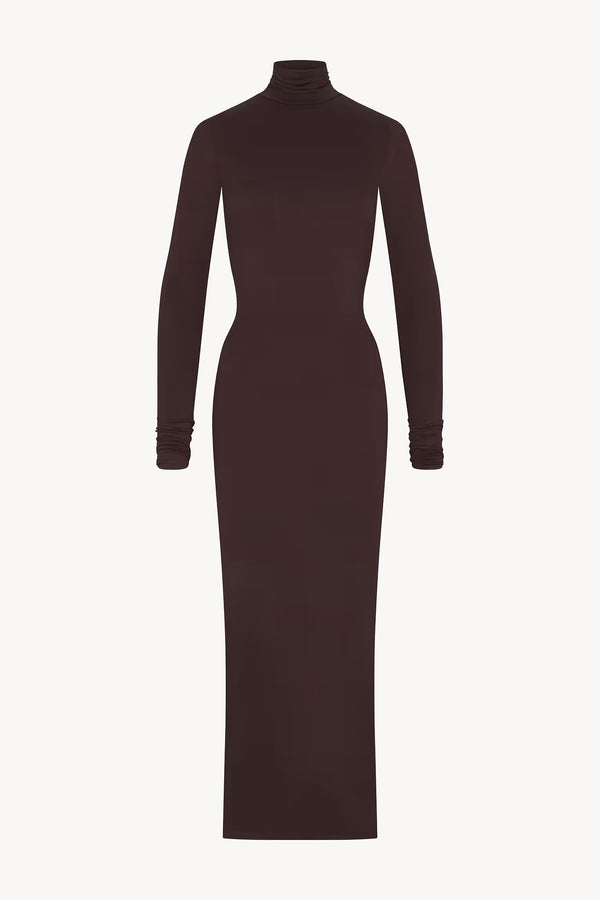 TURTLENECK MAXI DRESS