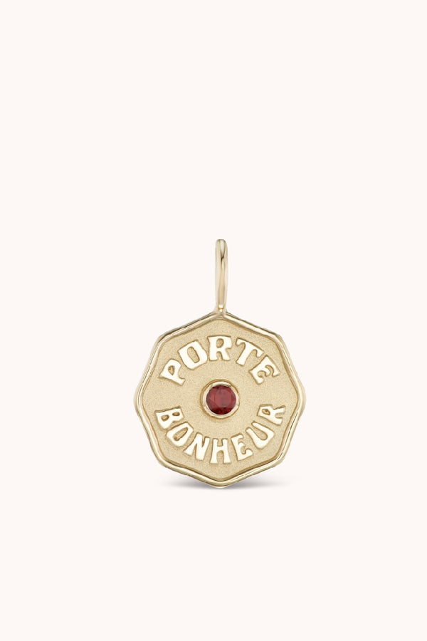 Petite PB Charm Garnet