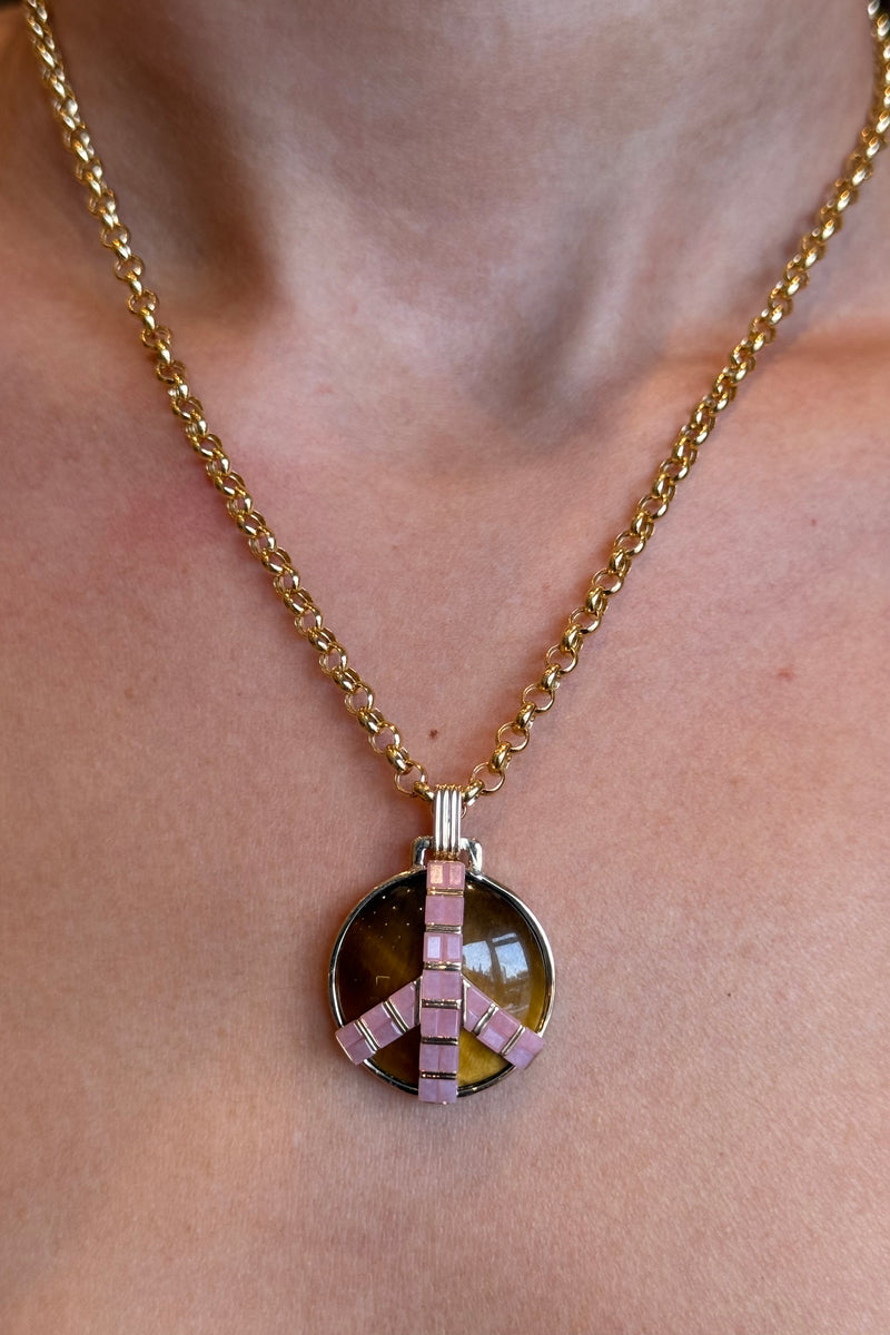 MID-SIZE PEACE PENDANT