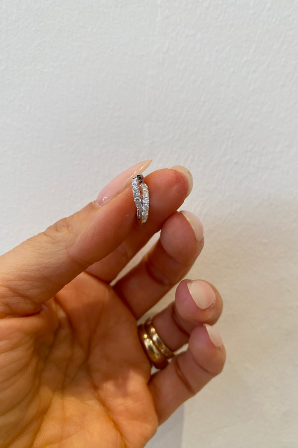 12MM DIAMOND HUGGIES