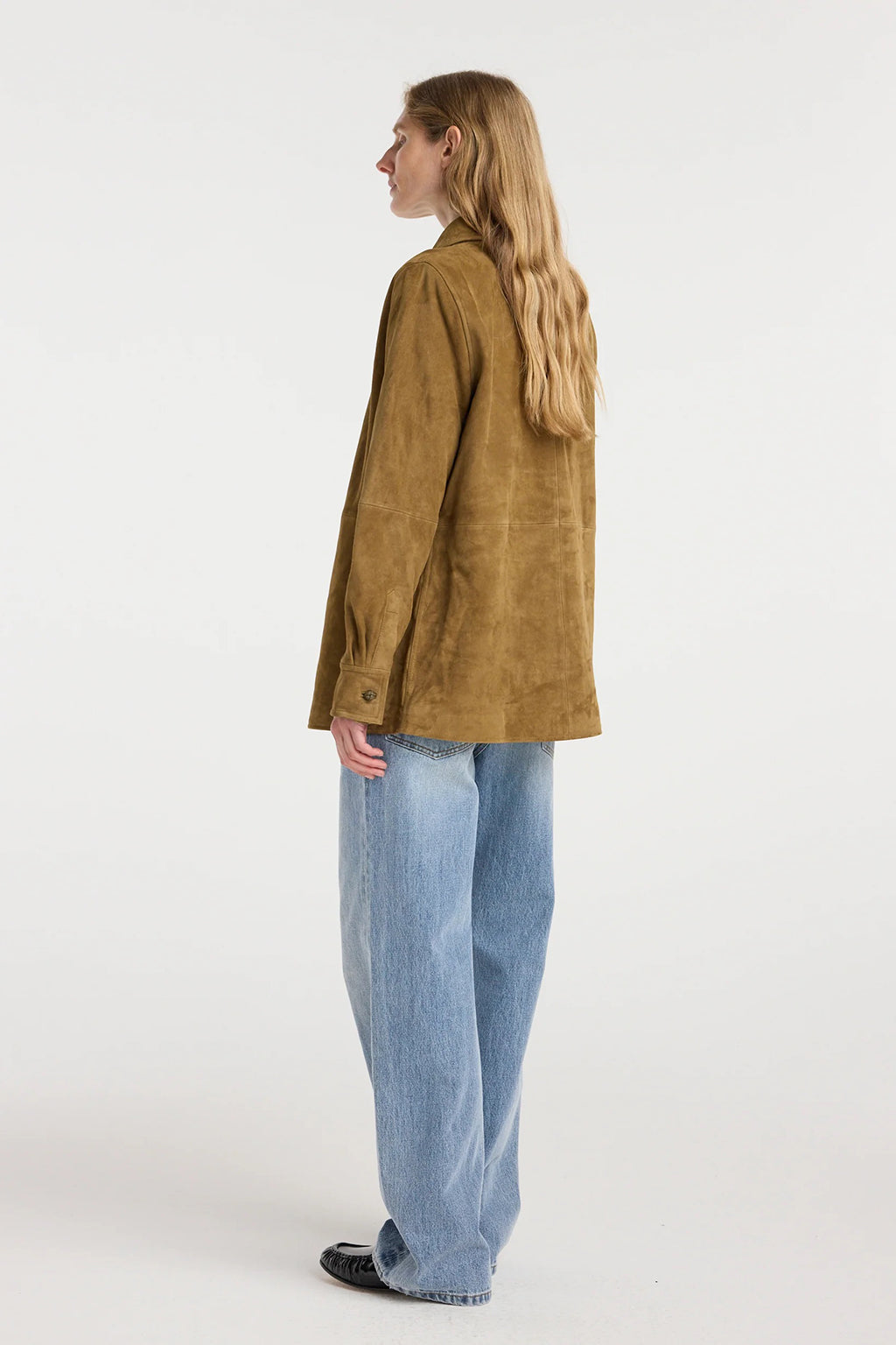 SUEDE PANKOU OVERSHIRT *pre-order*