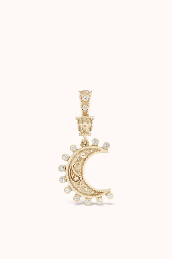 Small Southwestern Moon Charm