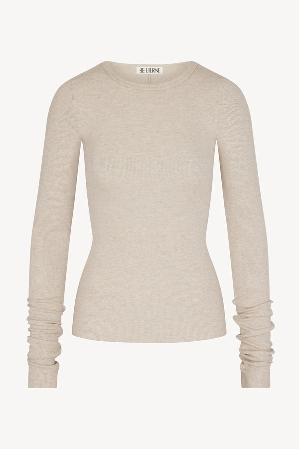 LONG SLEEVE FITTED TOP