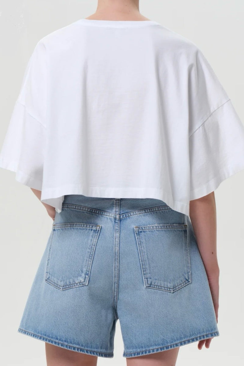 ARLI OVERSIZED CROPPED TEE