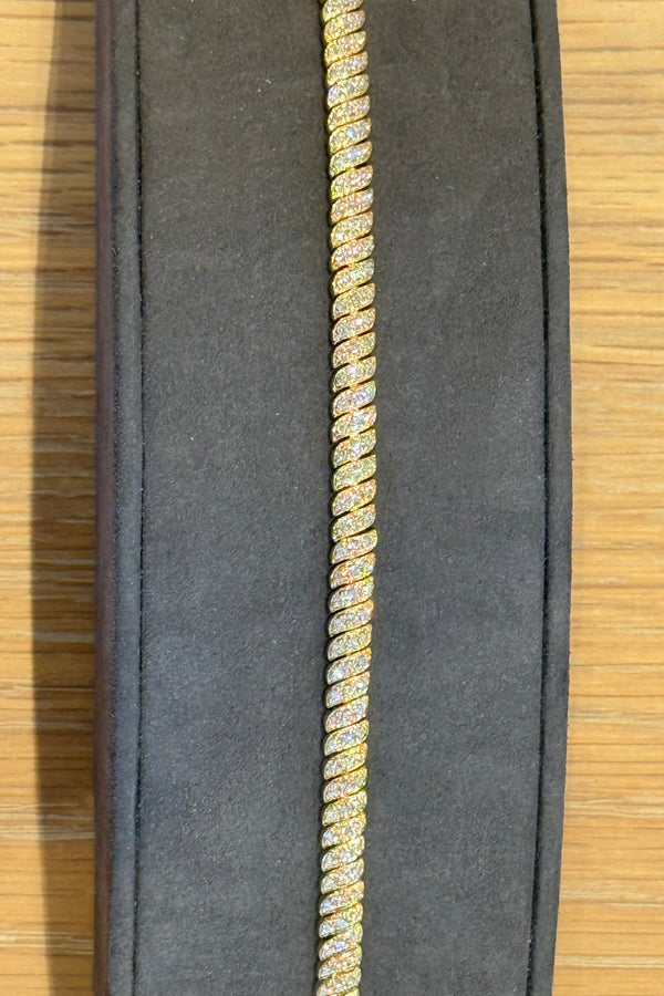 PAVE WAVY TENNIS BRACELET