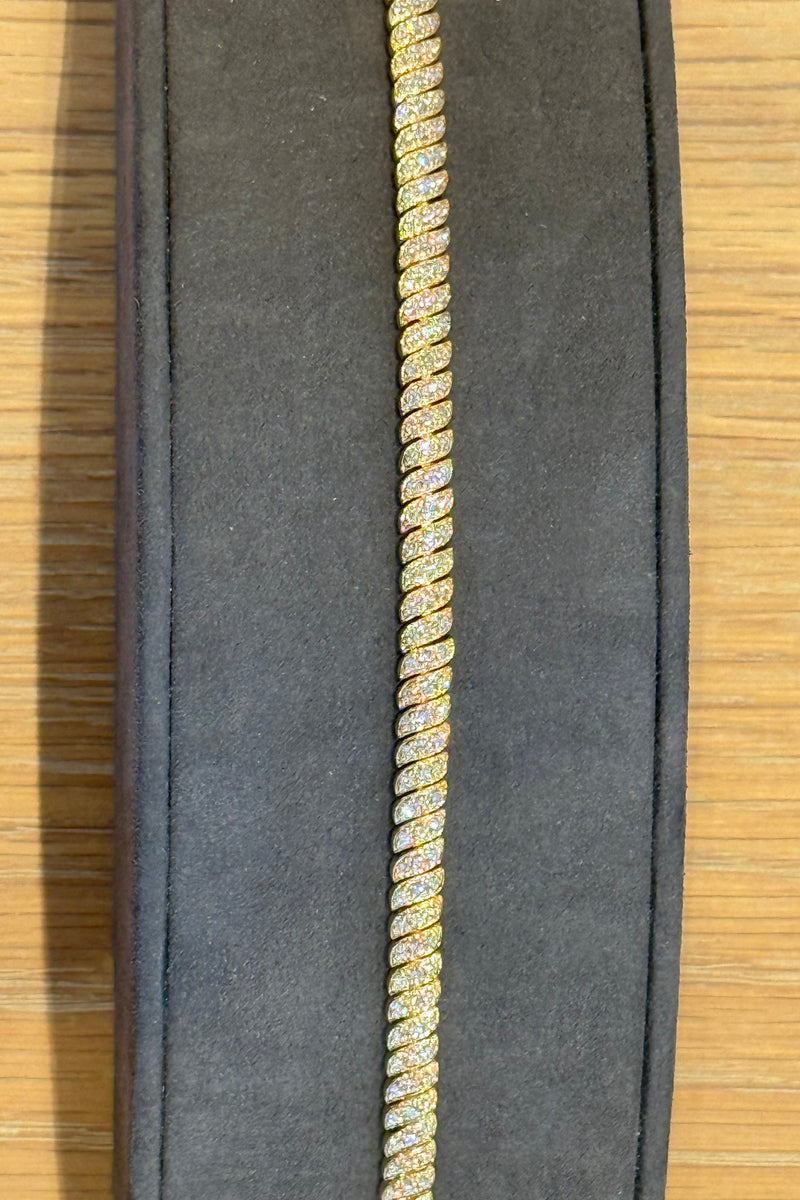 PAVE WAVY TENNIS BRACELET