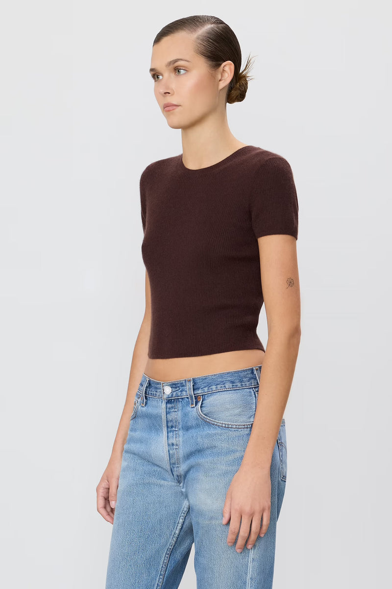 RIB STITCH BABY TEE