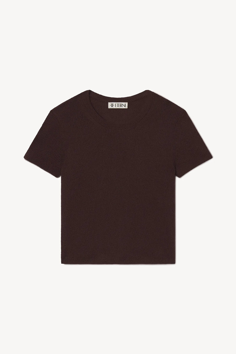 RIB STITCH BABY TEE