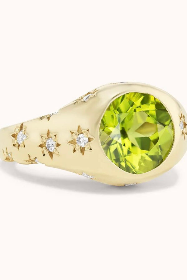 Disco Ring Peridot