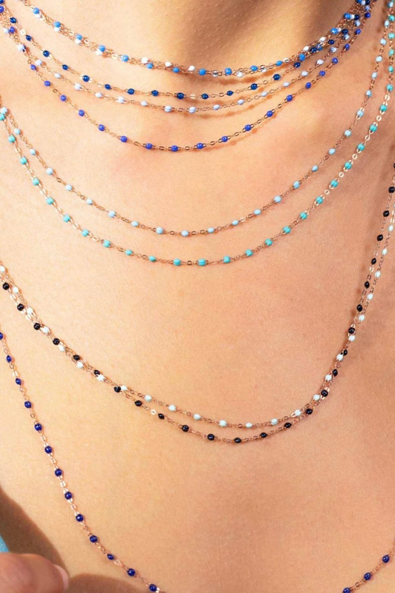 CLASSIC 16" GIGI NECKLACE IN TURQUOISE GREEN