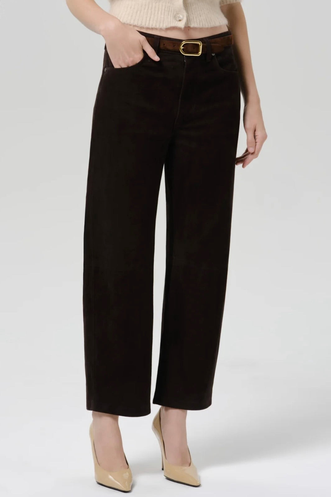 MIRO RELAXED SUEDE PANT