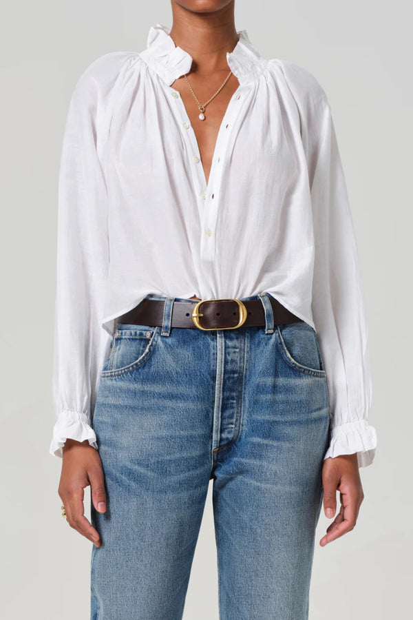 IRIS RUFFLED TOP
