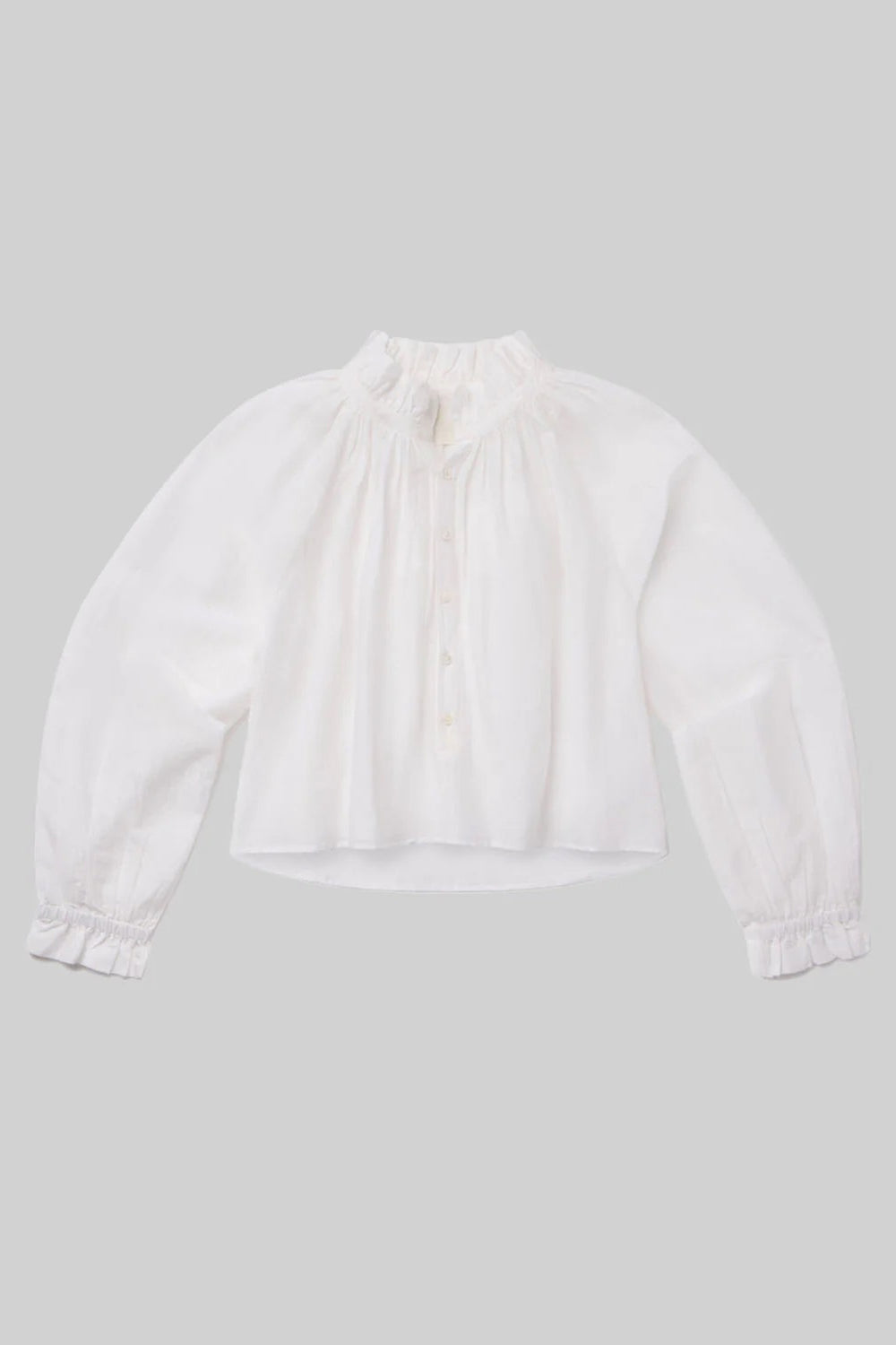 トップス Bibiy. IRIS RUFFLE TOP WHITE BIBIY. MADE | IRIS RUFFLE TOP WHITE｜Bibiy.