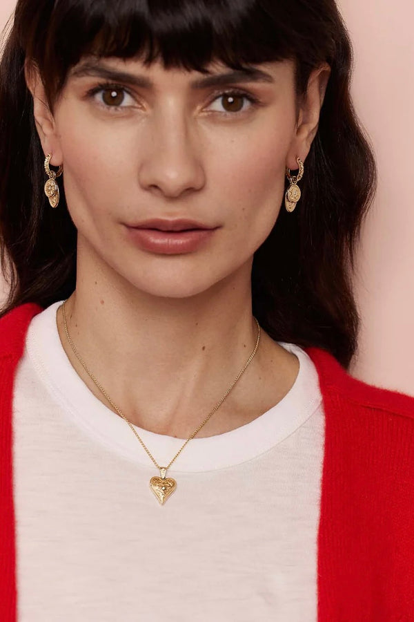 Small Southwestern Heart Charm