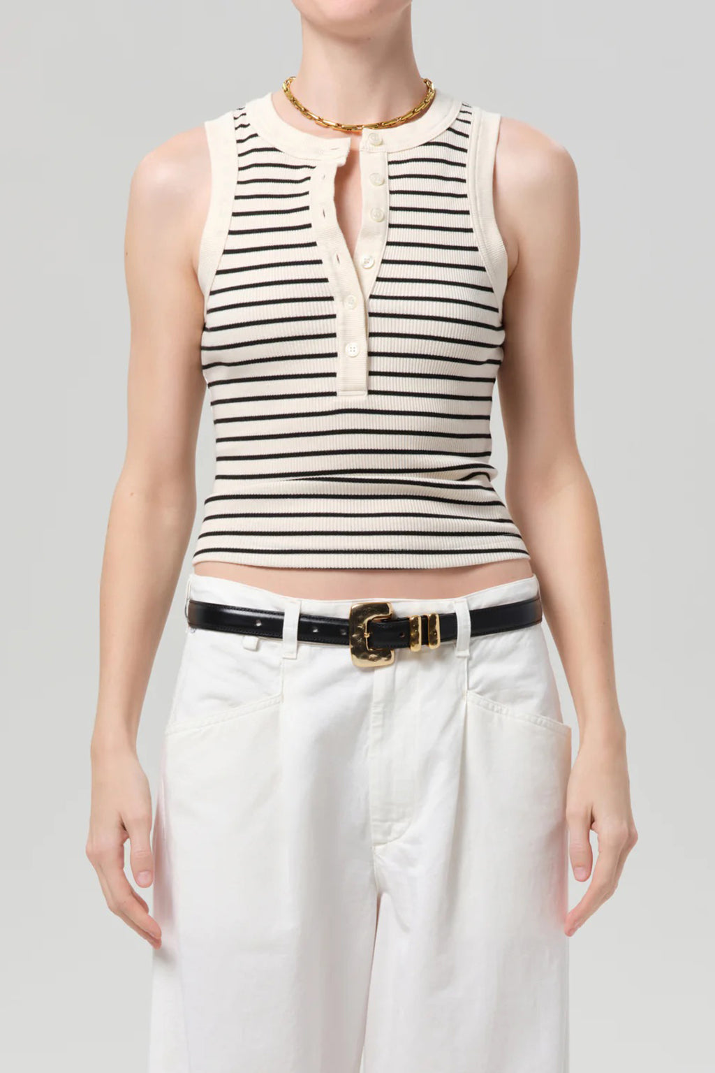CARALYN STRIPE TANK TOP