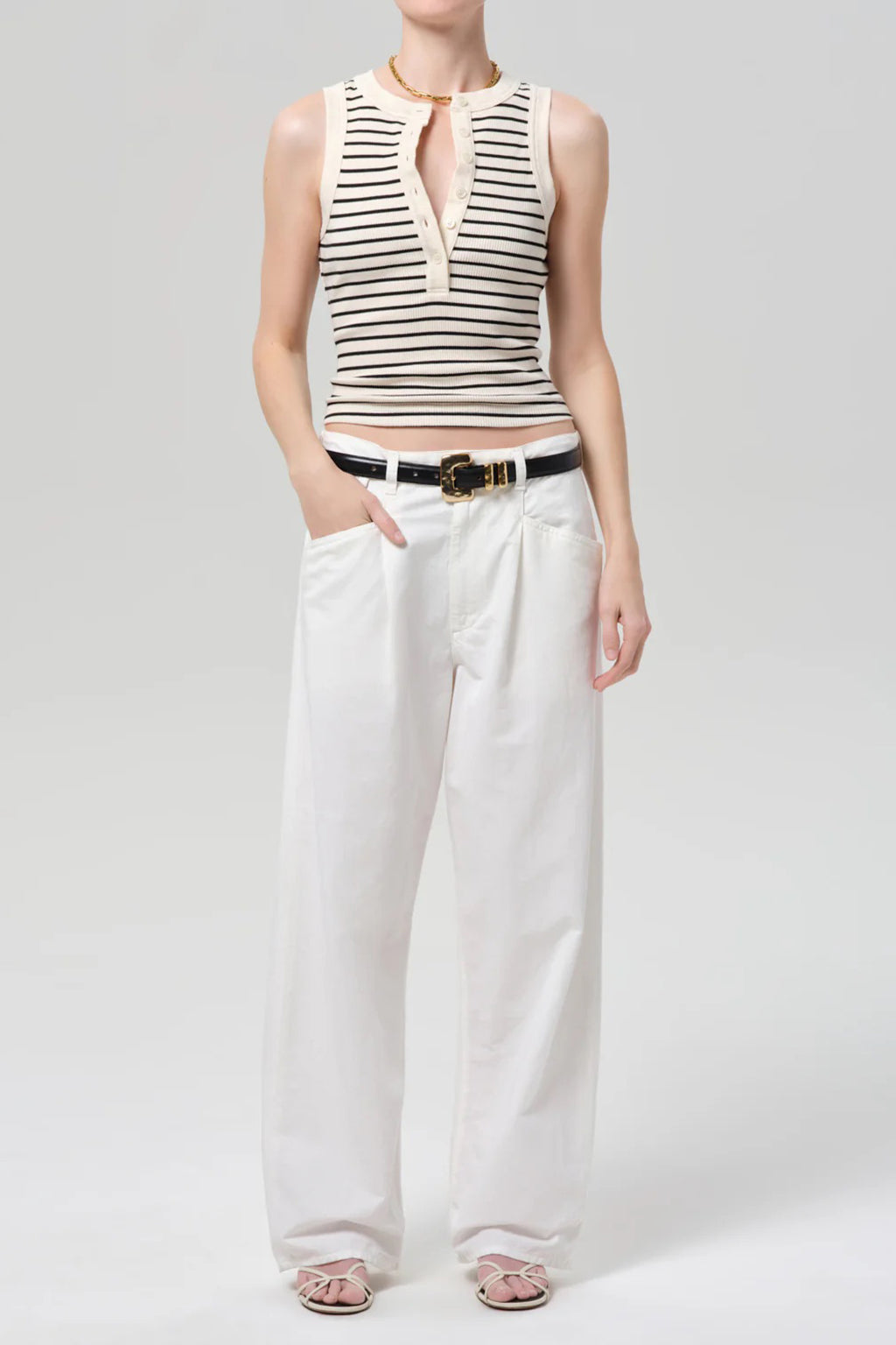 CARALYN STRIPE TANK TOP