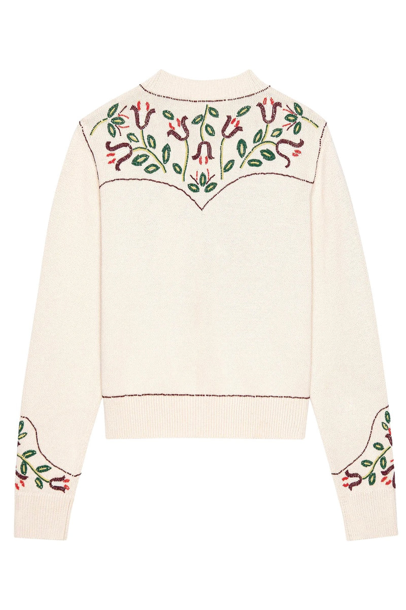 THE WESTERN BEADED CARDIGAN