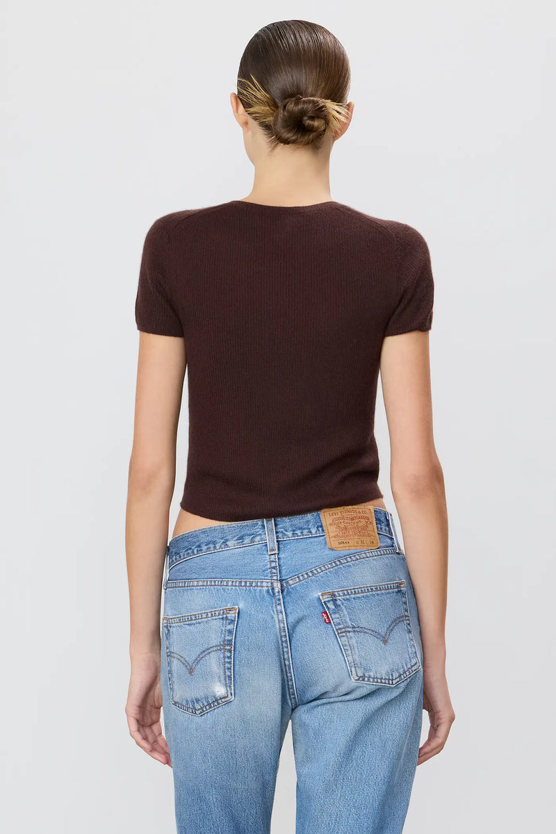 RIB STITCH BABY TEE