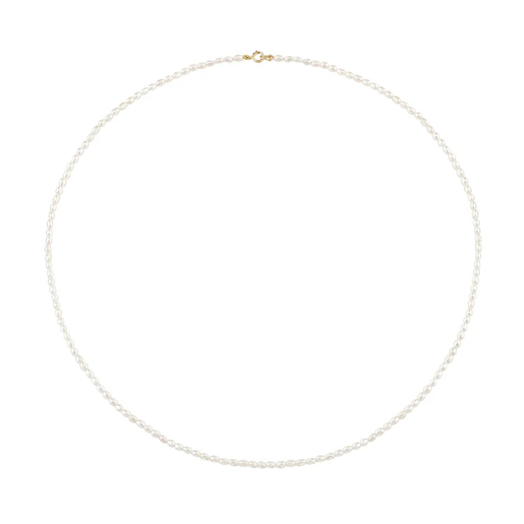 PETITE PEARL BEADED NECKLACE