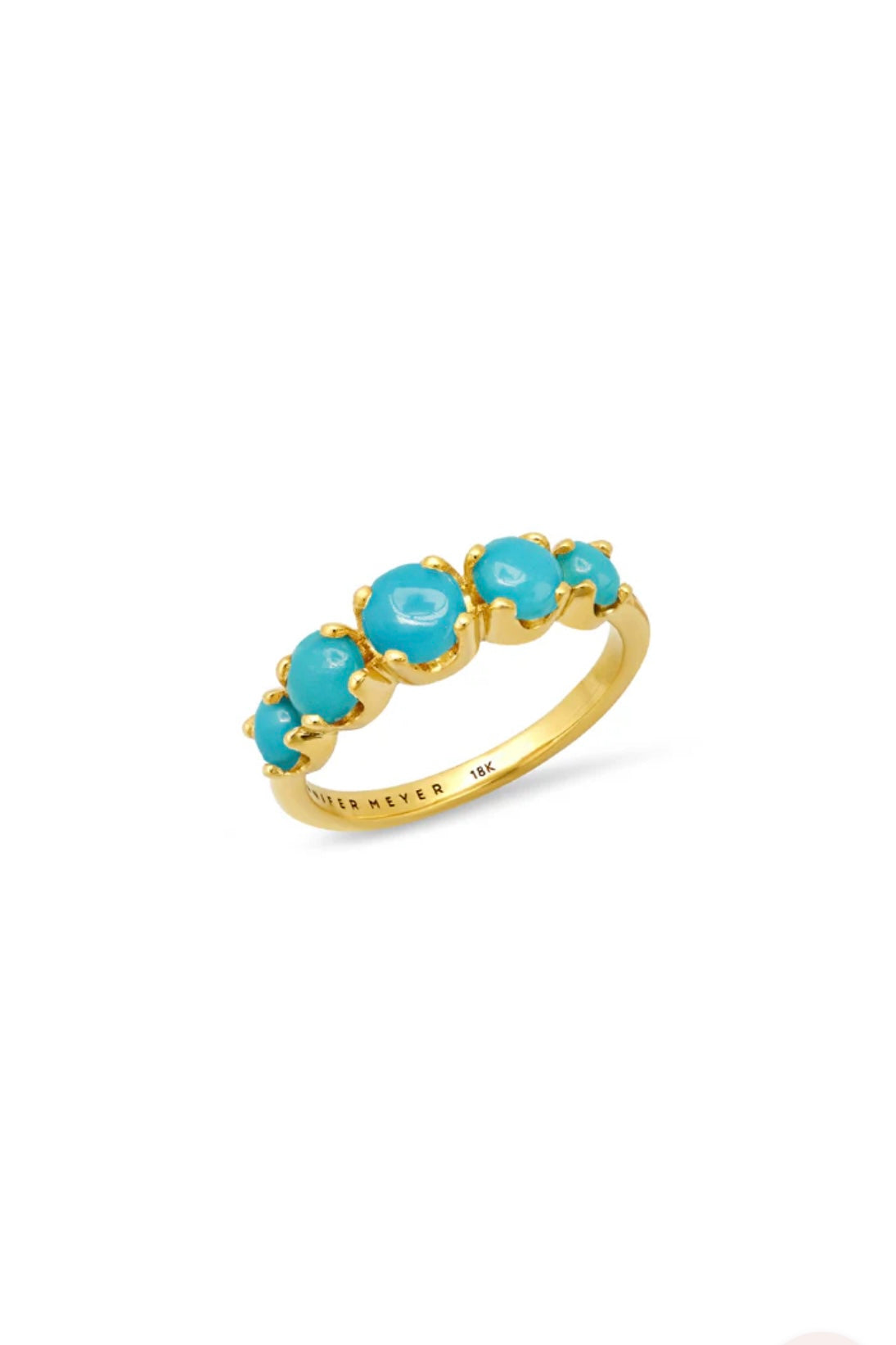LARGE GRADUATED TURQUOISE RING