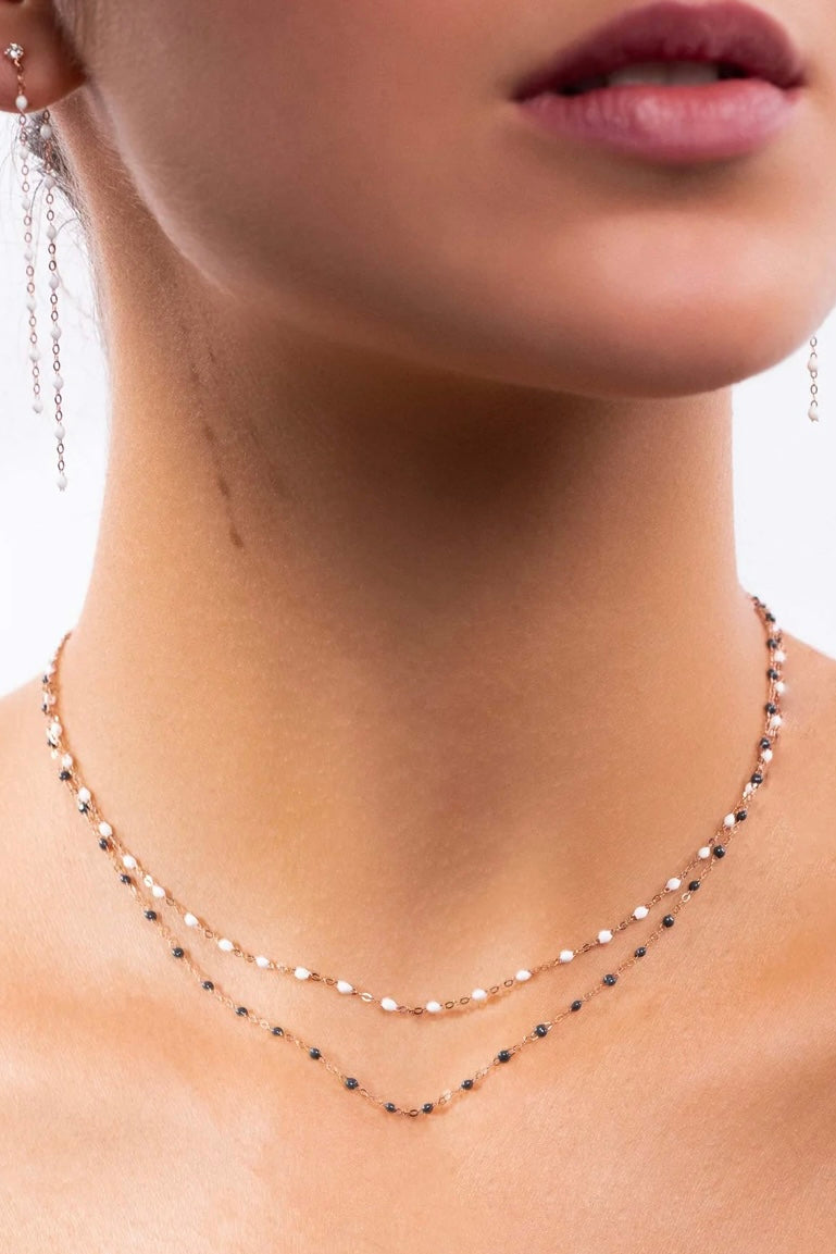 CLASSIC 16" GIGI NECKLACE IN WHITE