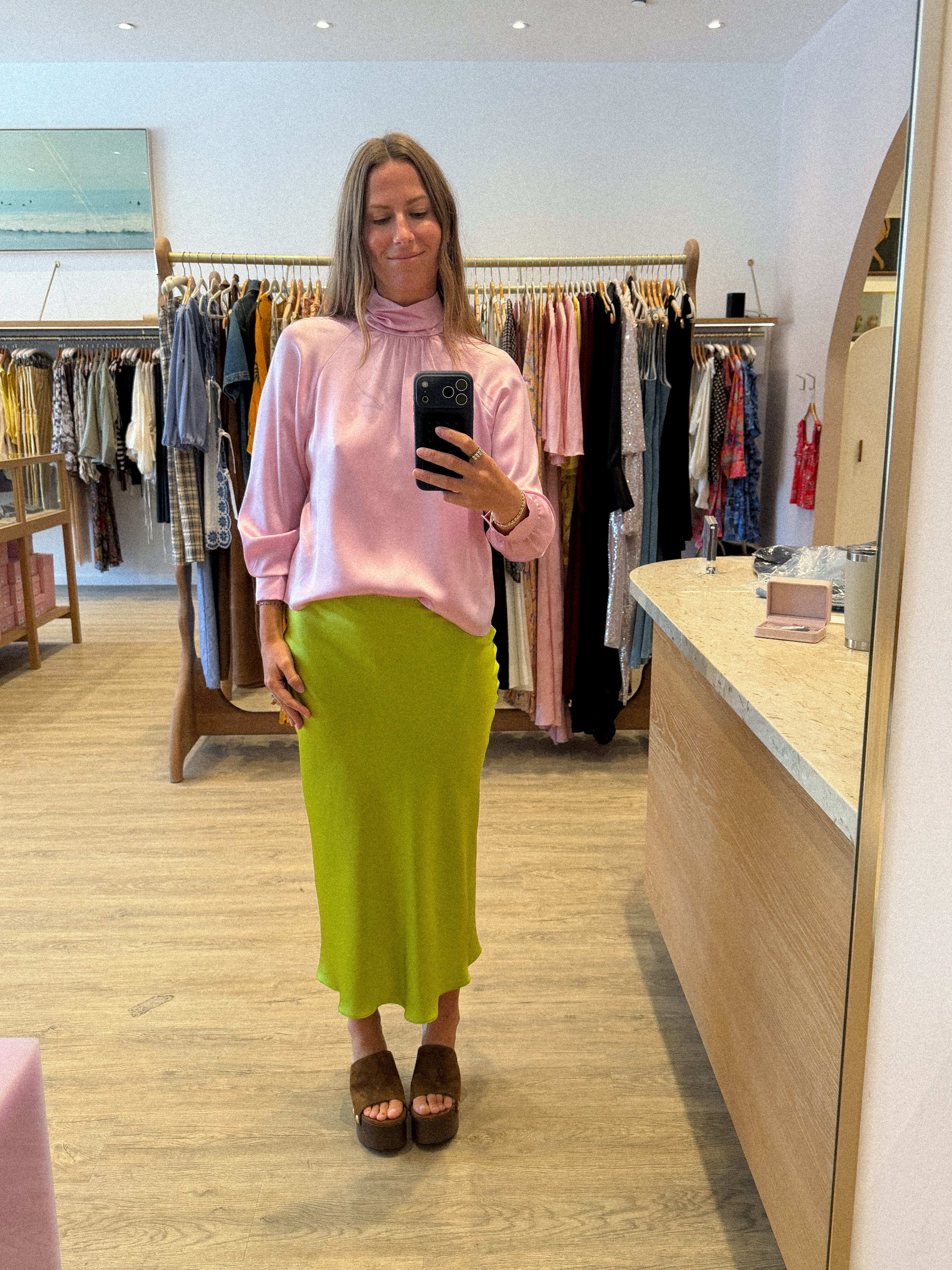 NADINE SLOUCHY TURTLENECK BLOUSE