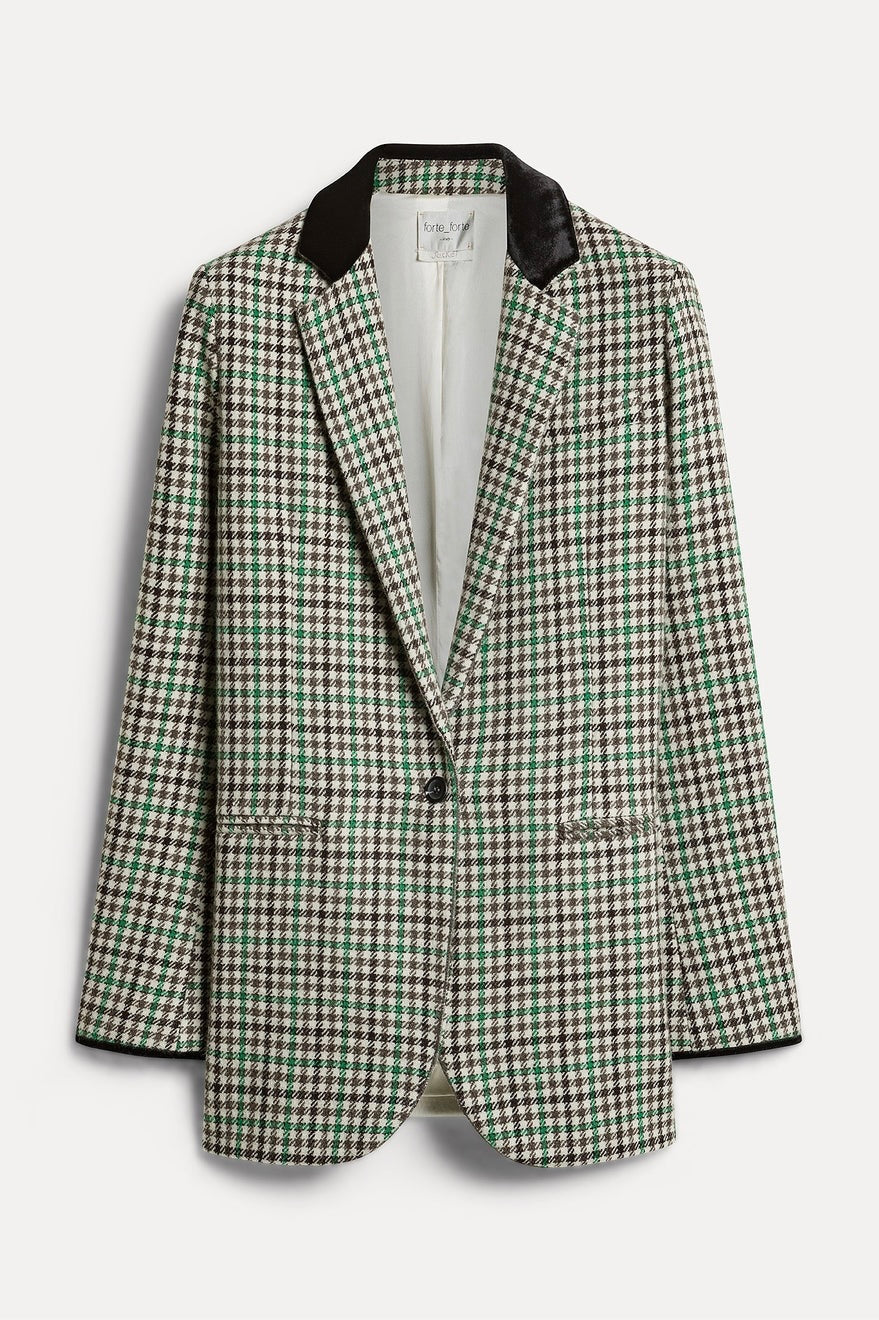 BRITISH CHECK BLAZER