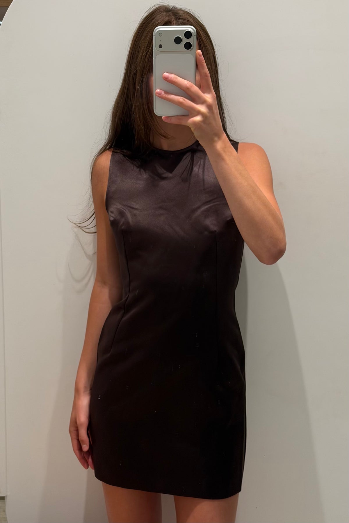 MINI NORI SATIN DRESS