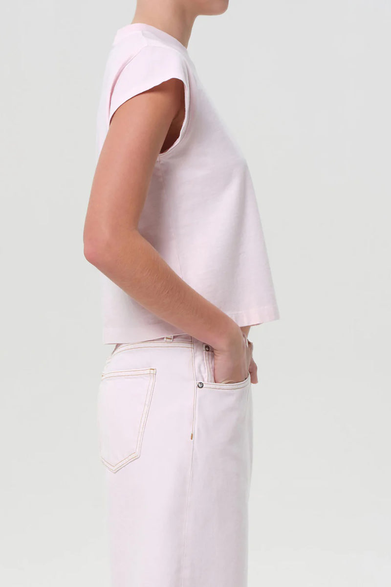 BRYCE CAP SLEEVE TEE IN COSMOS