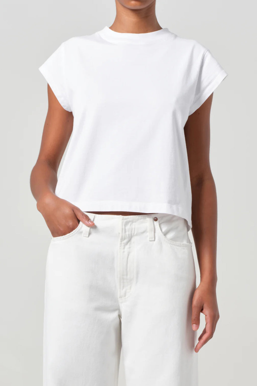 BRYCE CAP SLEEVE TEE