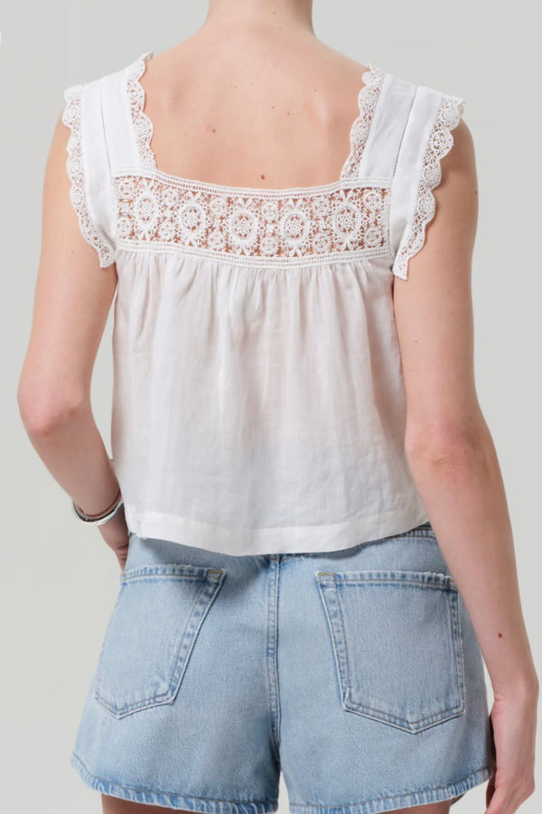 MIA EMBROIDERED TOP