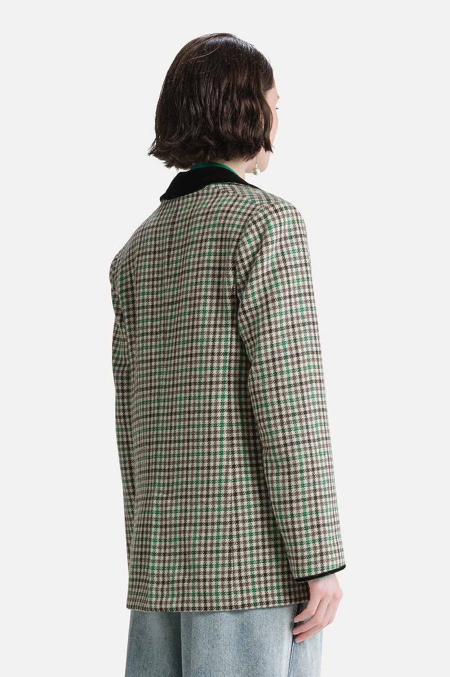 BRITISH CHECK BLAZER
