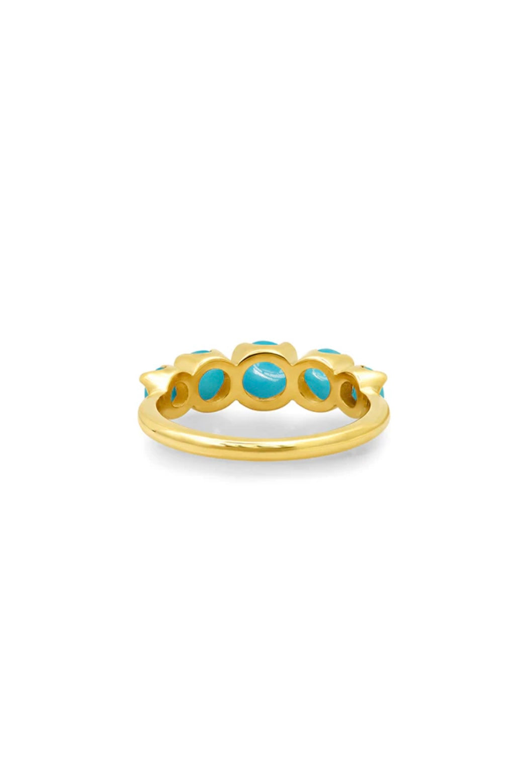 LARGE GRADUATED TURQUOISE RING