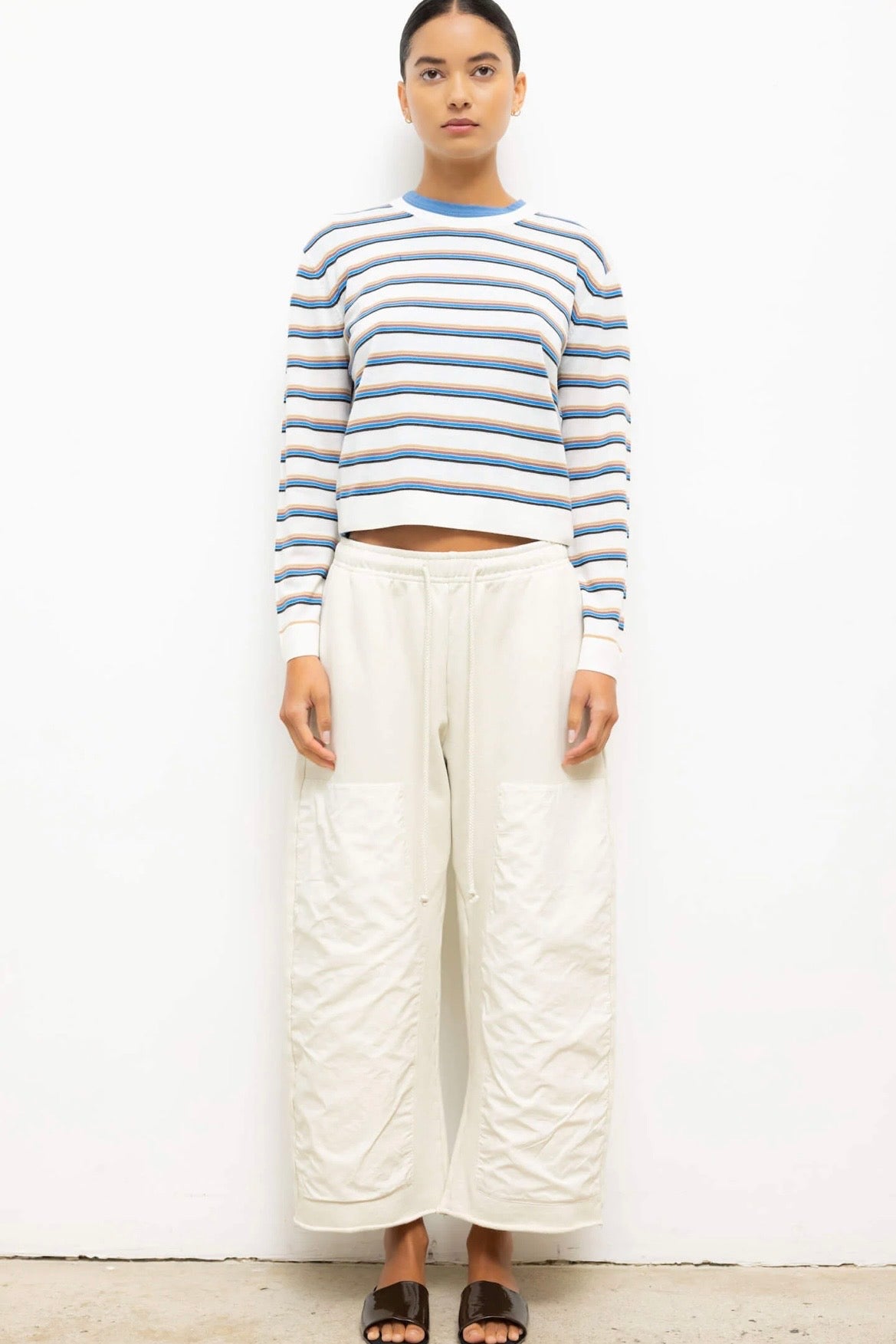 JAMES STRIPE CLASSIC CREW