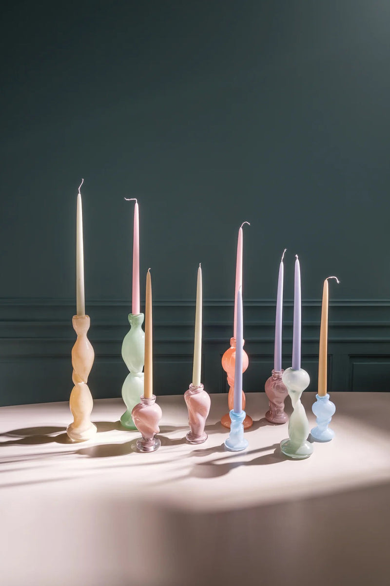 CANDLE HOLDER MINI IN BLUEBERRY ICE CREAM