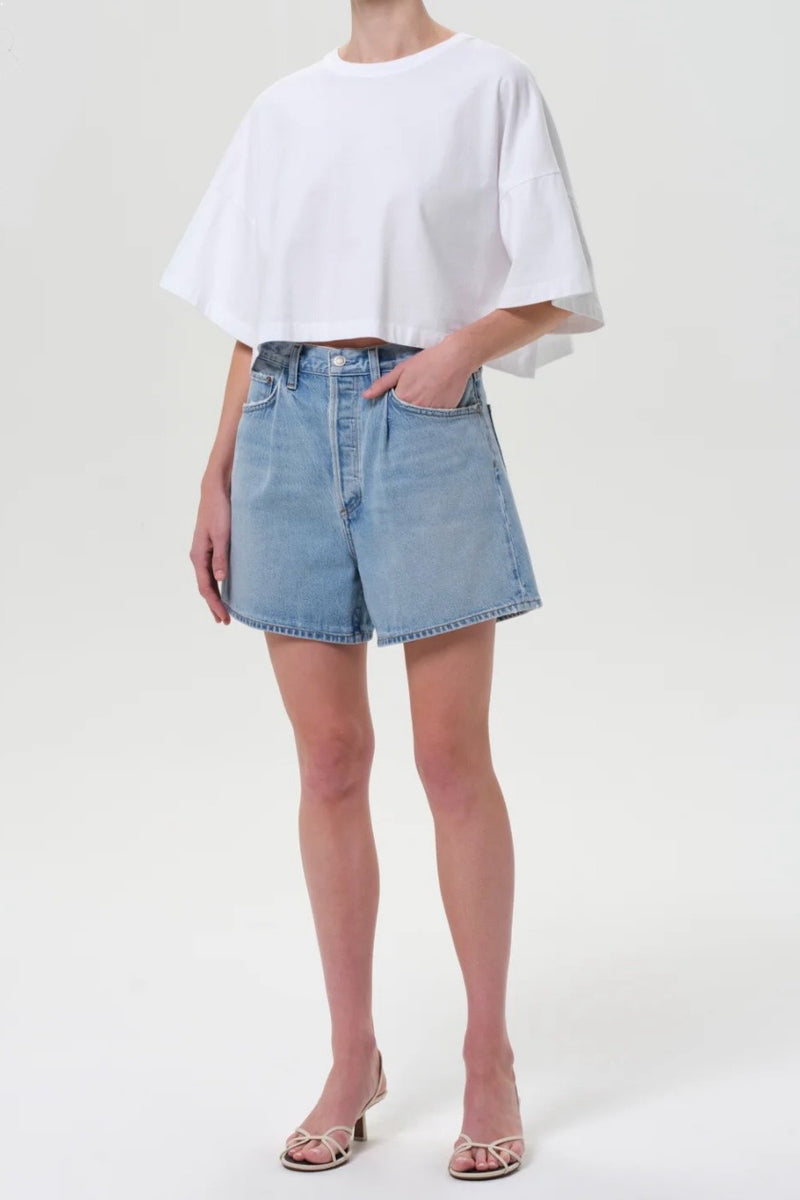 ARLI OVERSIZED CROPPED TEE