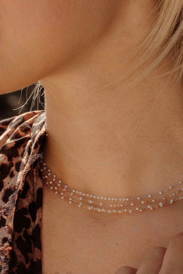 CLASSIC 16" GIGI NECKLACE IN OPAL